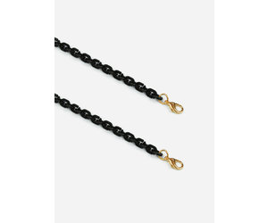 By PSC Black Acrylic Face Mask Chain