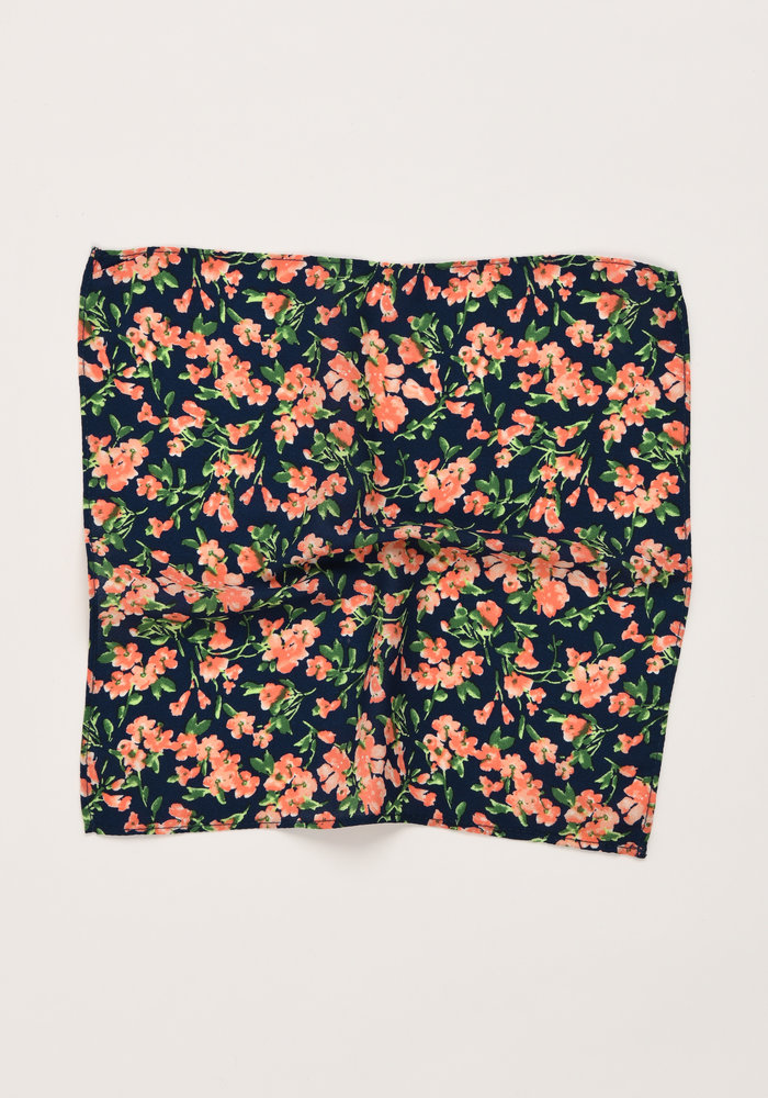 The Weiss Floral Pocket Square