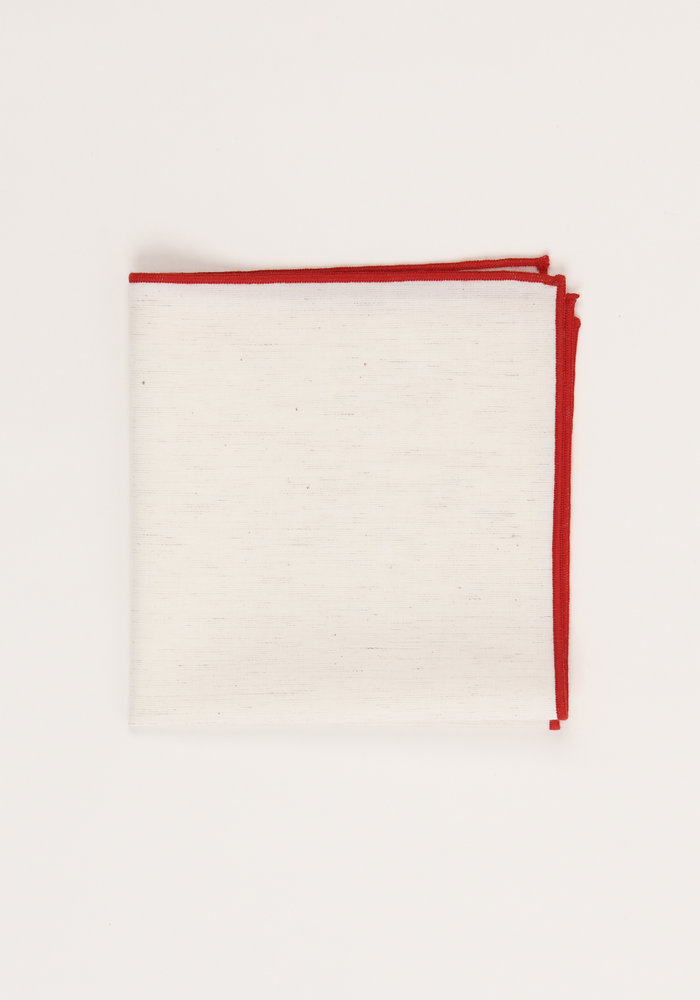 The Merrow (Red) Pocket Square