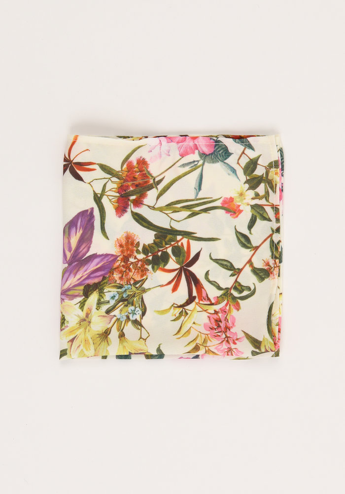 The Lenah Floral Pocket Square