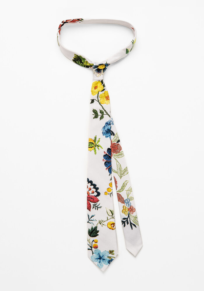 The Bouquet - Cotton Neck Tie