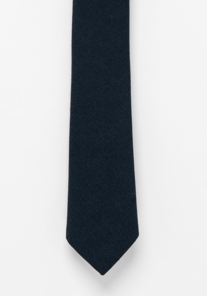 The Diplomat - Navy Linen Neck Tie