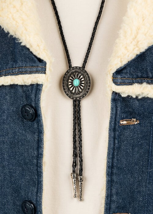 The Bret - Turquoise Bolo Tie