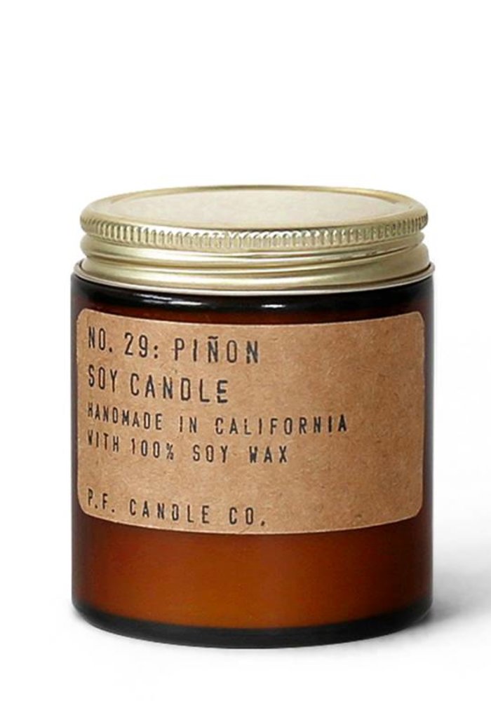 P.F. Candle Co. -  No. 29 Piñon 3.5 oz Soy Candle