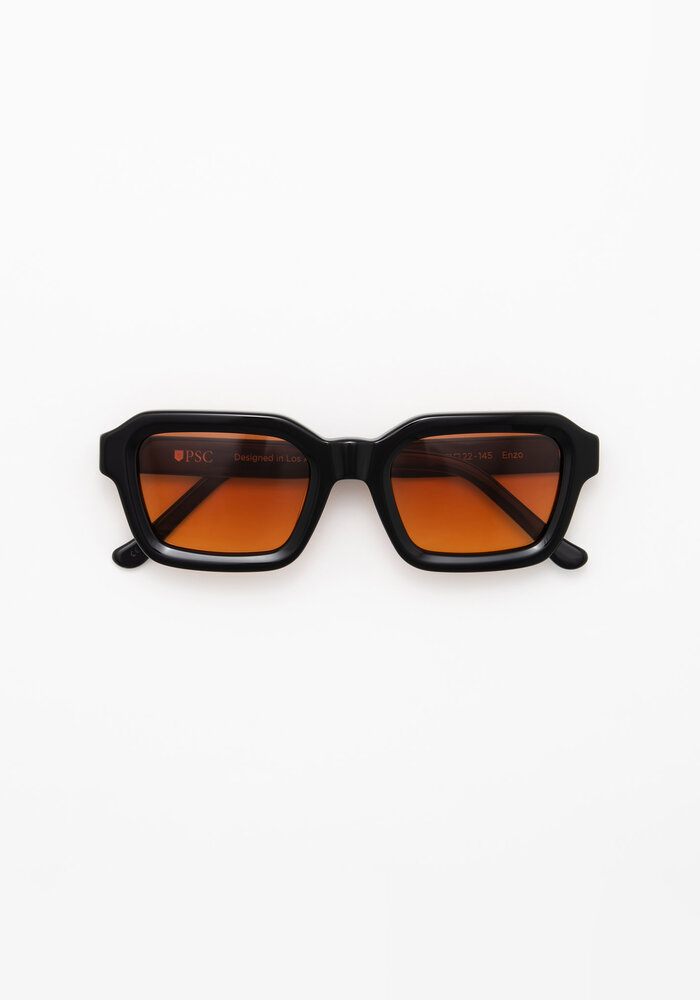 Enzo - Black / Burnt Orange
