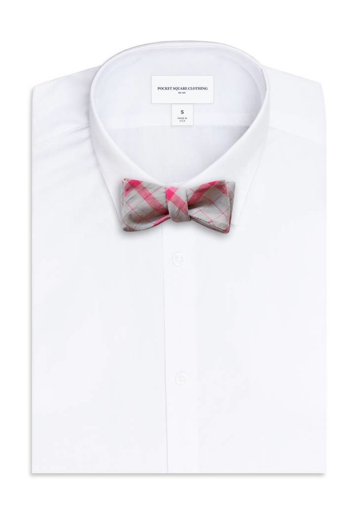 The Broker Plaid Bow Tie