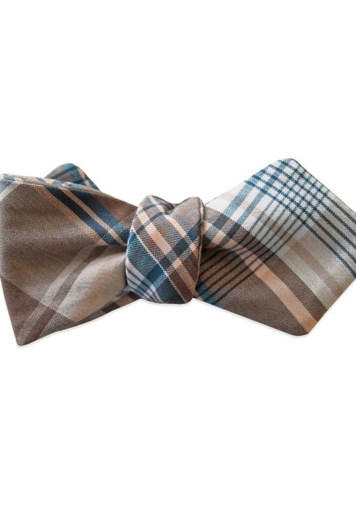 The Southern Gent Plaid Bow Tie