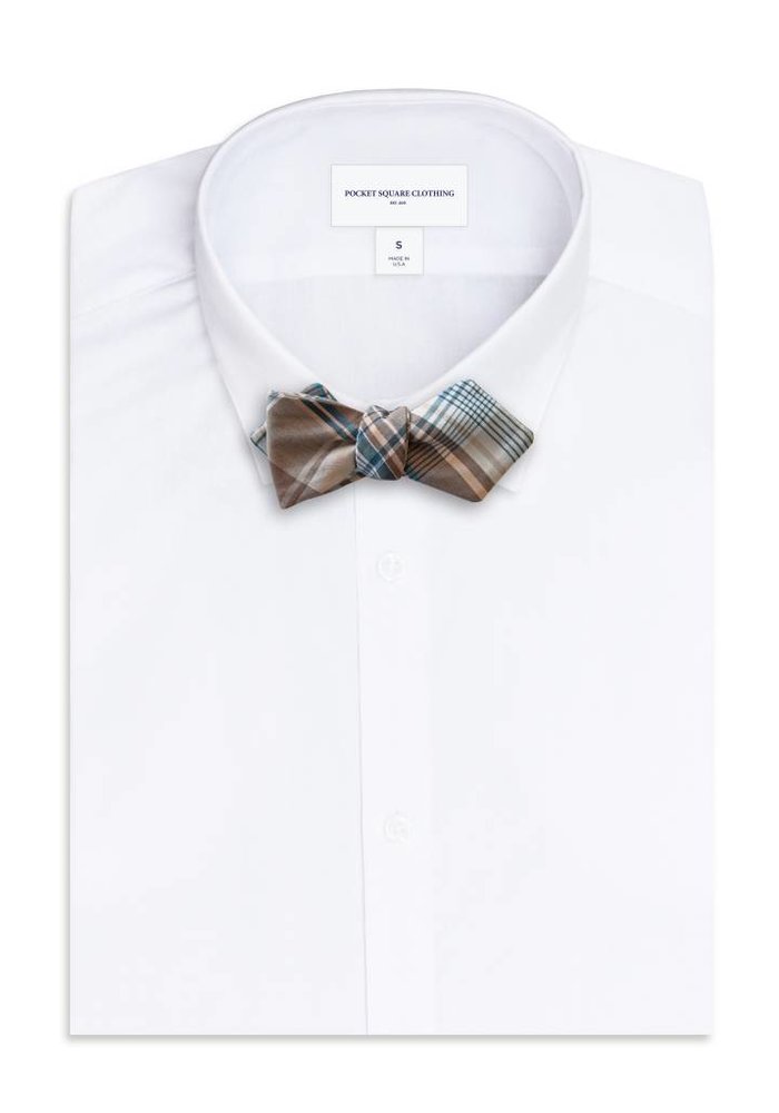 The Southern Gent Plaid Bow Tie