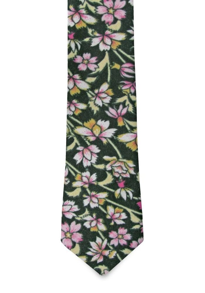 The Atkins Cotton Floral Tie