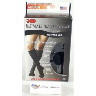 +MD +MD Ultimate Travel Compression Socks bamboo