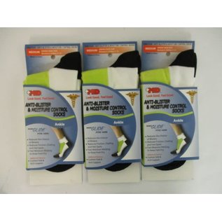 +MD MD Ankle Anti-Blister & Moisture Control Socks