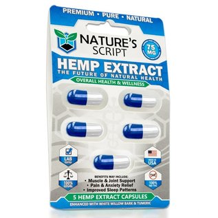 Nature's Script Nature's Script 5 Hemp Extract Capsules