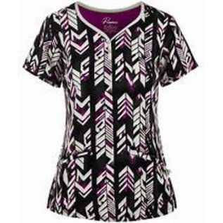 Healing Hands CLEARANCE Women's Isabel Print Top 2218