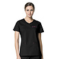 WonderWink CLEARANCE Women's WonderFlex Patience Curved Notch-Neck Top 6208