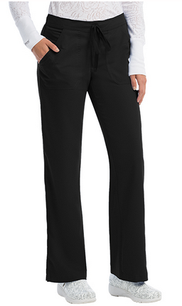 Greys Anatomy: Womens 4-pocket Contrast Waistband with drawcord