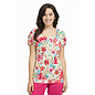 Med Couture CLEARANCE - Suzie Print Top 4352