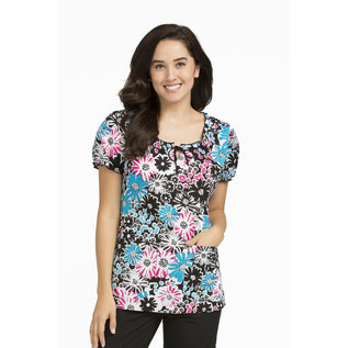Med Couture CLEARANCE - Suzie Print Top 4352