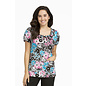 Med Couture CLEARANCE - Suzie Print Top 4352