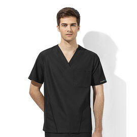 WonderWink WonderWink WonderTech Men's Athletic Fit V-Neck Scrub Top 6213