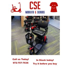 Pride Mobility Pride Go Go Elite Traveler 3 Wheel Power Mobility Scooter SC40E