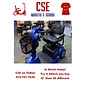 Pride Mobility New Pride Victory 10.2 3 Wheel Scooter Ocean Blue