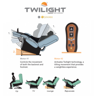 Golden Golden Lift Chair Orion with Twilight PR-405