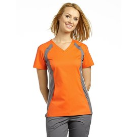 White Cross CLEARANCE - Allure V-Neck Double Contrast Sport Top 715