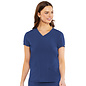 Med Couture Clearance - Energy Women's Knit Back Solid Scrub Top 8478