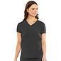 Med Couture Clearance - Energy Women's Knit Back Solid Scrub Top 8478