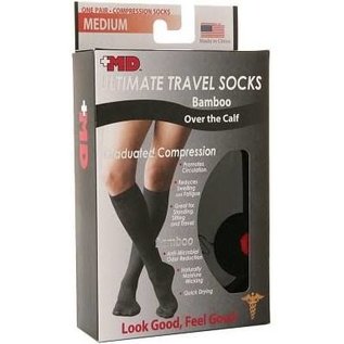 +MD +MD Ultimate Travel Compression Socks bamboo