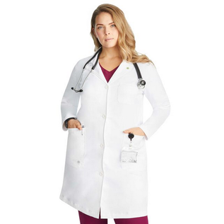 Healing Hands Women's Faye Body Length Lab Coat 5161