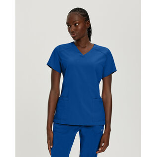 White Cross FIT Women's V-Neck Scrub Top 785 - CSE Mobility and Scrubs