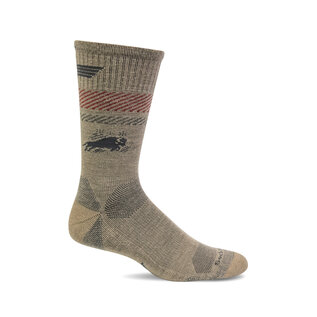 Sockwell Sockwell Men's Stampede Crew 15-20 mmHg Moderate Graduated Compression Socks