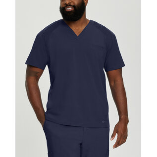 White Cross Fit by White Cross Men's V-Neck Solid Scrub Top 2266