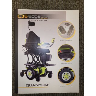 Pride Mobility Quantum Q6 Edge Series 2.0/2.0X Owners Manual