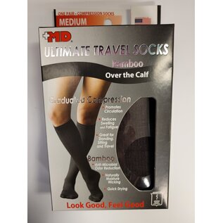 +MD +MD Ultimate Travel Compression Socks bamboo