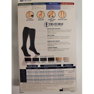 Truform Truform Below Knee Closed Toe 20-30mmHg 8865