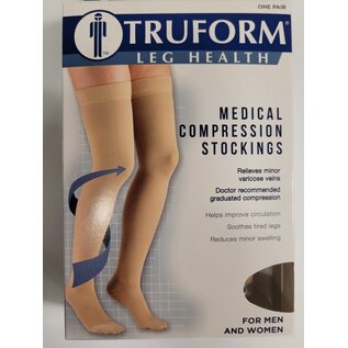 Truform Truform Thigh High Closed Toe 15-20 mmHg 8878