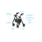 Nova Star 8 Rollator Walker