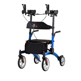 Nova Medical Dragon Fold n’ Go Rise UP Rollator Upright Standing Walker