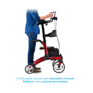Nova Medical Dragon Fold n’ Go Rise UP Rollator Upright Standing Walker