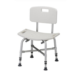 Nova Nova Heavy Duty Bath Bench with Back 500 Weight Cap