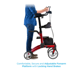 Nova Medical Dragon Fold n’ Go Rise UP Rollator Upright Standing Walker