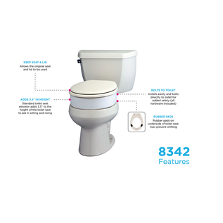 Nova Nova Toilet Seat Riser Standard