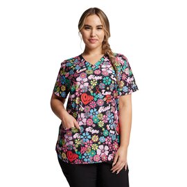 Dickies Dickies V-Neck Print Top DK876