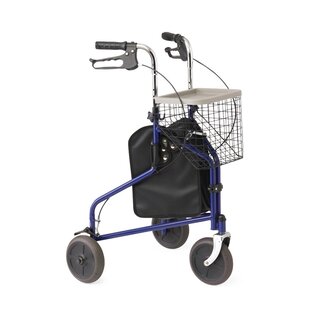 Medline 3-Wheeled Rollator 8"