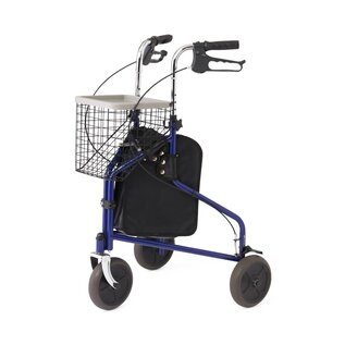 Medline 3-Wheeled Rollator 8"