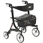 Drive Medical Drive Nitro Euro Style 4-Wheel Heavy Duty Rollator  Black