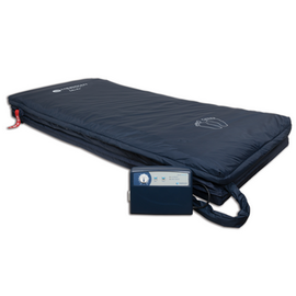 Compass Health Meridian 8" Low Air Loss Alternating Pressure Air Mattress System w Pump 350lb Capacity