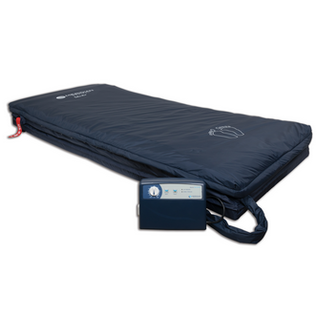 Compass Health Meridian 8" Low Air Loss Alternating Pressure Air Mattress System w Pump 350lb Capacity